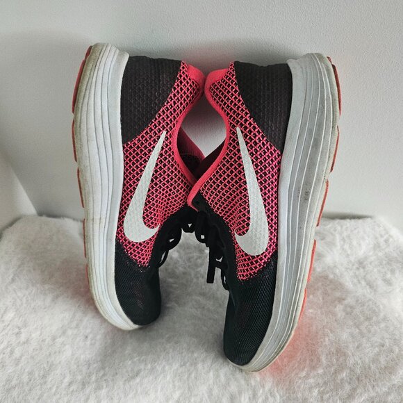 Nike Revolution 3 Black ang Pink Trainers Sneakers Runners 8 - Picture 4 of 6